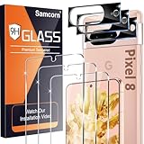 [3+3 Pack] for Google Pixel 8 Screen Protector, 9H