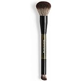 Rose and Ben Beauty D2 Concealer & Complexion Brush | Dual-Ended Design for Seamless Blending | Buffing & Setting for Cream, Liquid, and Powder Makeup | Cruelty-Free Fibers