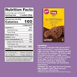 Schar Double Chocolate Soft Cookie 6-Pack