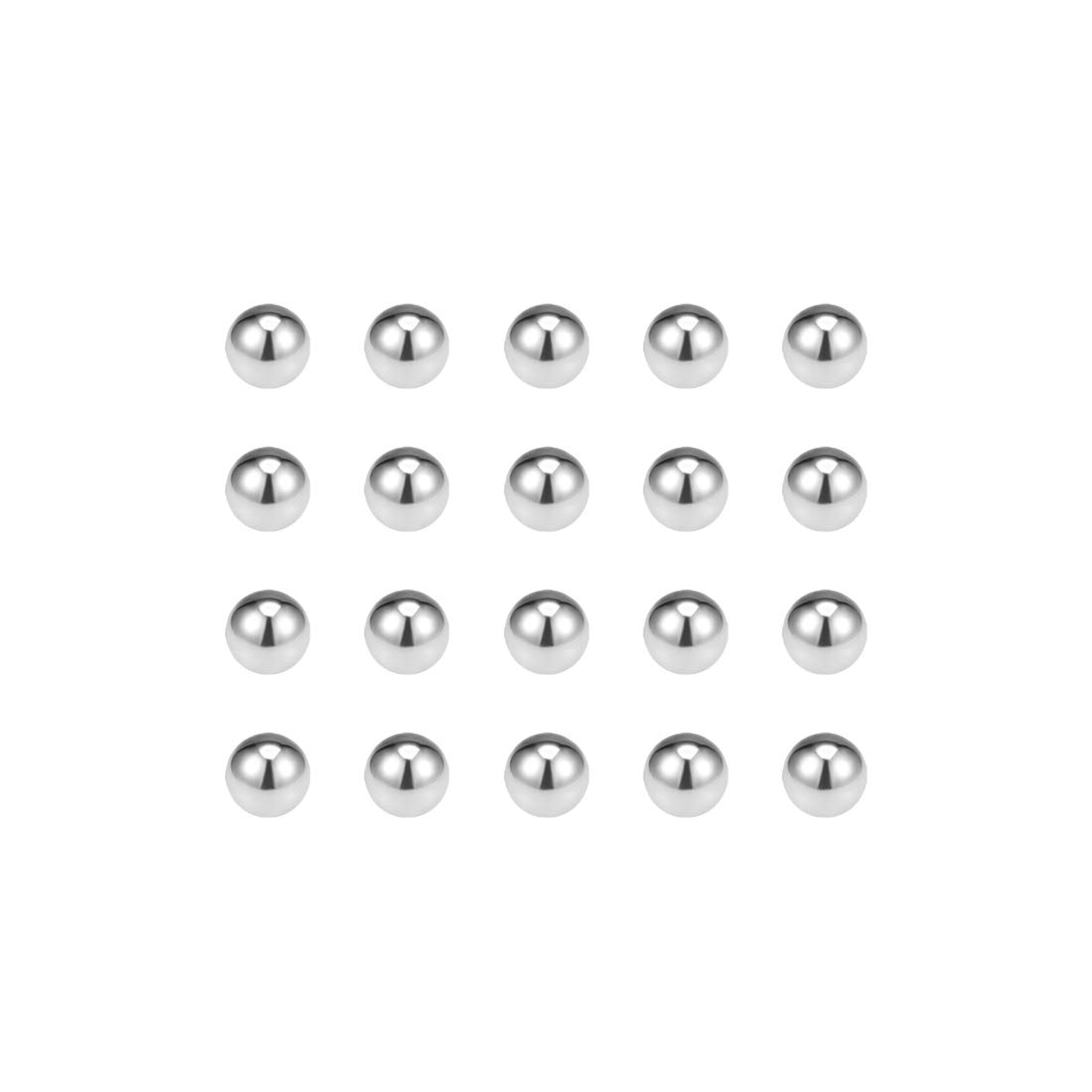 uxcell 8mm Bearing Balls 304 Stainless Steel G100 Precision Balls 50pcs