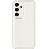 Puxicu Slim Case for Samsung Galaxy S25 5G, Enhanced Camera Protection, Shockproof Skin-Friendly Touch Soft Case Cover for Samsung Galaxy S25 Phone, White
