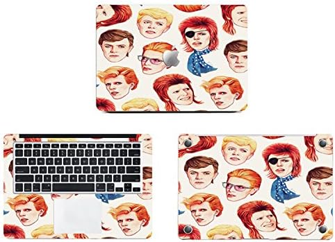 Theskinmantra Macho Man Full Cover Skin/Decal/ Sticker with Imported Quality Vinyl, A Set of 3 PCS, Made for only 2016, 2017 & 2018 Apple MacBook PRO 13 inch with Touch bar Model.