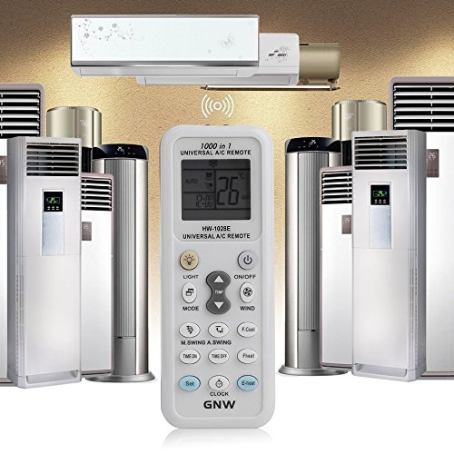 GNW Universal A/C Air Conditioner Conditioning Remote Control Controller 1000 in 1 for MITSUBISHI TOSHIBA HITACHI FUJITSU DAEWOO LG SHARP SAMSUNG ELECTROLUX SANYO