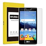 SPARIN LG K8V Screen Protector , Tempered Glass Protector for LG K8 V with Ultra Clear, Bubble free, Scratch Resistant