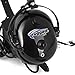 Rugged Air RA454 Black General Aviation Stereo Pilot Headset