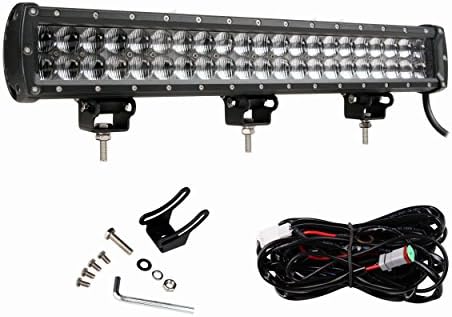 SLDX  22'' 144w 4DimT Led Light Bar SAE High Beam Pattern Off Road Bar Lights 12V 24V Truck Lights Bar 48*3w Cree Leds IP68 Free Wiring Harness
