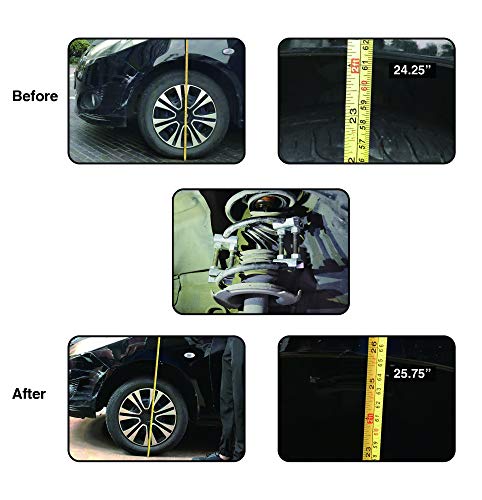 ONLTCO Spring Compressor Tool, Coil Spring Compressor Tool, Adjustable Strut Compressor Tool, Coil Spring Tool, for Automobile Vehicle Truck Car, 2 Pcs