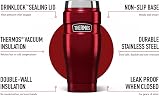Thermos Stainless King Travel Tumbler 470ml Insulated Hot Cold Red view 4