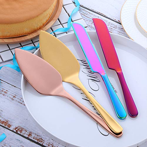 Wedding Cake Server Set, 304 Stainless Steel Spatula Baking Tool Cake