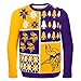 FOCO NFL Minnesota Vikings BUSY BLOCK Ugly Sweater, X-Large