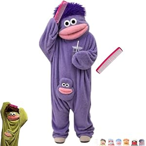 Frog Onesie for Adults,Silly Frog Onesie Pajamas,Big Mouth Monster Onesie with Large Comb,Party,Sleepwear