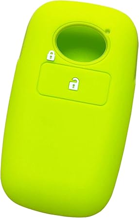 Amazon Ikt トヨタ ダイハツ車用 スマートキー用シリコンカバー 1ボタン イエローグリーン ライズ ロッキー など 専用設計でピッタリサイズ 傷防止に最適 さらさらシリコンで手触り快適 Raize Rocky Toyota Daihatsu車用 Ds 010ylgr 車 バイク 車 バイク