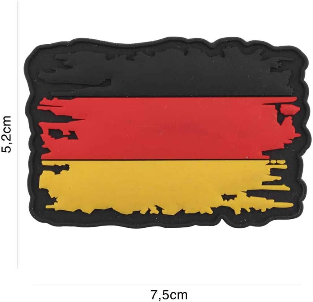 VAN OS emblem 3D rubber patch vintage flag BRD/USA or UK approx. 5 x 7.5 cm Velcro badges Brd