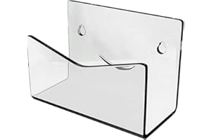 Wall Mounted Acrylic Envelope Stand Clear File Organizer Versatile Mail Sorter Letter Rack Postcard Storage Countertop Envelo