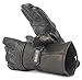 Blok-IT Leather Motorcycle Gloves. Motorbike Gloves. Windproof & Waterproof Biker Gloves, Gauntlet Motorcycle Gloves for Men & Women. Ultra Durable Thinsulate Cold Weather Motorcycle Gloves (Large)