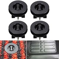 Car Mat Carpet Clips Fixing Grips YYIN Anti Slip Buckle 4 Sets Black