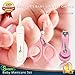 Top Rated Baby Nail Clippers Set with Scissors and Nasal Tweezer in the USA Simple Ergonomic Versatile Unisex Child Toddler Grooming & Healthcare Kit and Shower Gift (Pink)