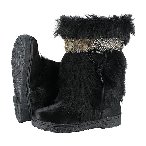 BEARPAW Women's Kola 11" Snow Boot,Black,7 M