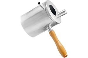 Bees Farm Essential Tool Double Layered Stainless Steel Pots for Efficient Waxes and Honeys Heating with Secure Handling Beek