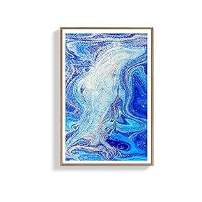 Framed Canvas Wall Art for Living Room, Bedroom Beautiful Metal Feature Canvas Prints for Home Decoration Ready to Hanging - 16x24 inches