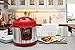 Elite Platinum 8 Quart 14-in-1 Multi-Use Programmable Pressure Cooker, Slow Cooker, Rice Cooker, Sauté, and Warmer - Red