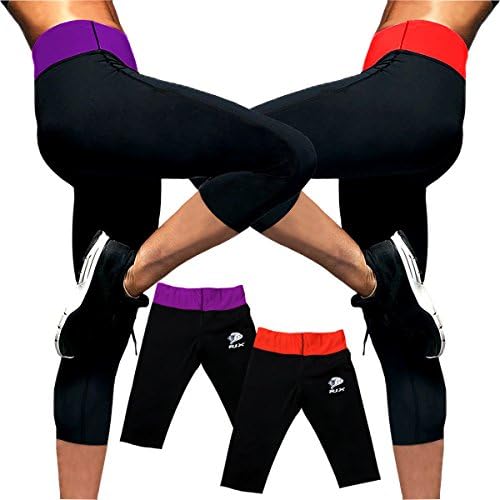 Rix Womens Sports Fitness Gym Workout Exercise Leggings Ladies Running Yoga Capri Pants