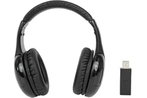 SPYMINNPOO TV Wireless Headphones, Over Ear Headphones with Transmitter Mode & Built in Microphone for Phone TV Computer