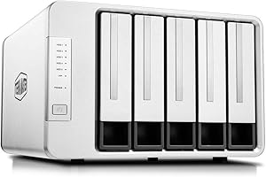 TerraMaster F5-221 NAS 5-Bay Cloud Storage Apollo J3355 Dual Core 2.0GHz Plex Media Server Network Storage (Diskless)