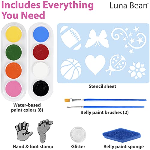 Belly Painting Kit Pregnancy Art Includes NonToxic Body Paint for