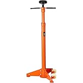 VEVOR Underhoist Support Stand, 3/4 Ton Capacity Under Hoist Jack Stand, Lifting from 38.4 to 75.4 in, Bearing Mounted Spin H