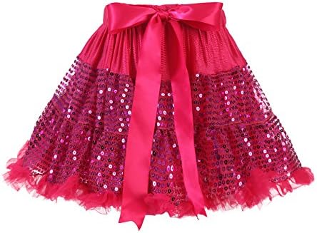 Inpar Girls Sequined Tutu Kids Birthday Princess Party Favor Dress Skirt Set IN014