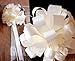 Ivory Pull Bows with Tails - 8