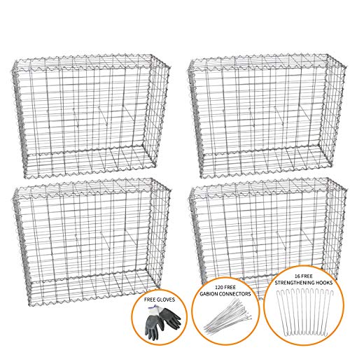 Gabionenkörbe 100 x 95 x 30cm / 4 Körbe – Bild 2