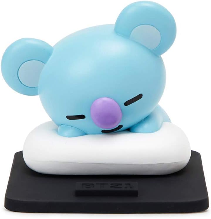 BT21Official Merchandise By Line Friends - Koya Character Cell Mobile Phone Stand Holder Cradle Holder Crade, One Size Blue
