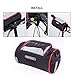 StyleZ Bicycle Front Handbar Basket with Waterproof Touchscreen Transparent PVC Pouch Bike Headbag Cycling Mountain Road MTB Bike Front Frame Tube Handlebar Bagthumb 3