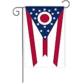 Ohio Flag Small Ohio State Garden Flags for Yard Patio Porch Outdoor Decorations