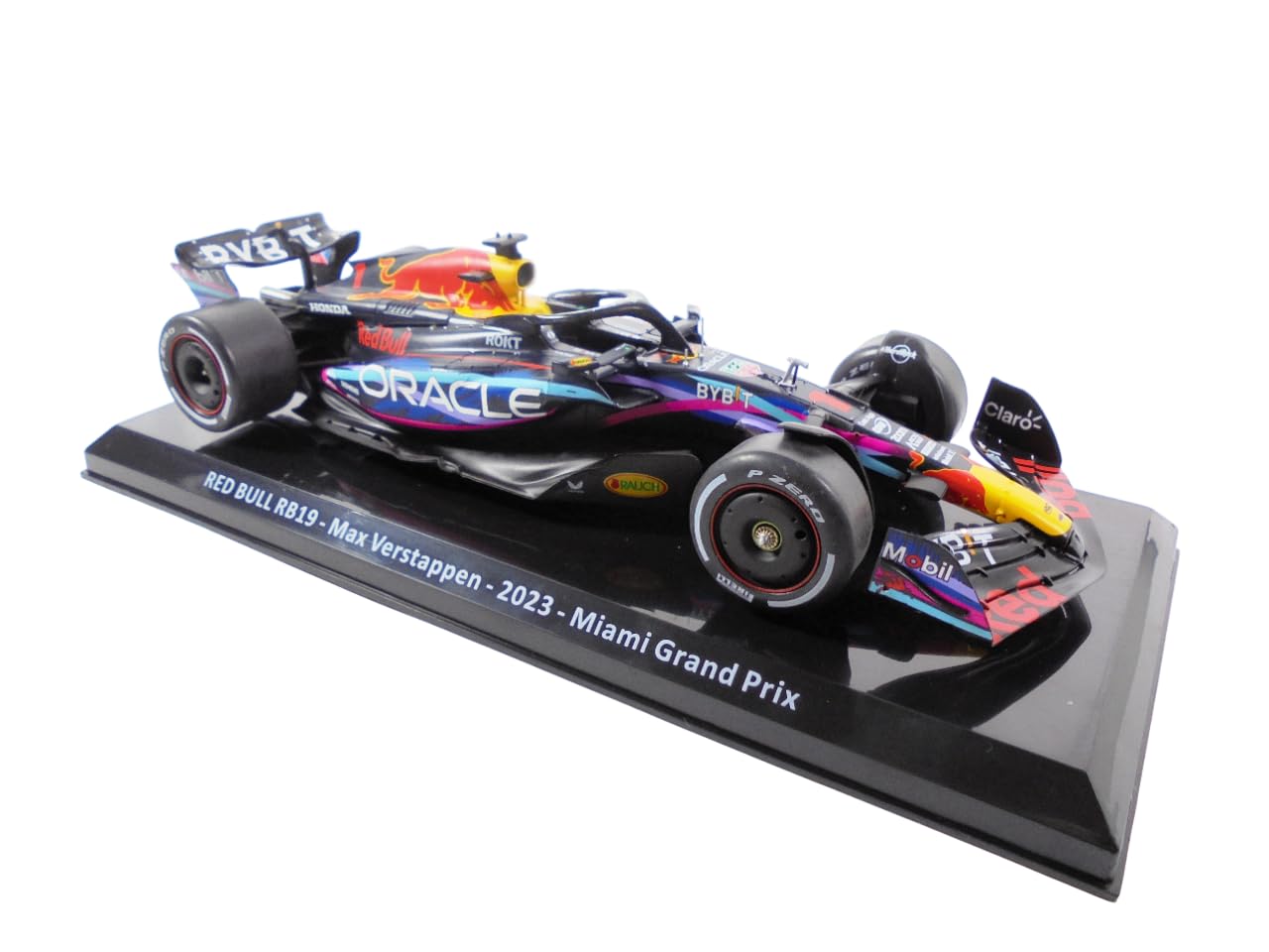 Photo 1 of - Formula 1 Compatible with Red Bull RB19#1 Max Verstappen World Champion Miami GP 2023-1/24 Scale Model Car OR100