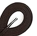 OrthoStep Round Dress Thin Brown 30 inch Shoelaces 2 Pair Pack