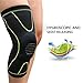 HipStone Knee Brace Support Compression Sleeves, Stabilizers & Patella Gel Pads for Arthritis, ACL, Running, Pain Relief, Injury Recovery, Basketball and More Sports-Single