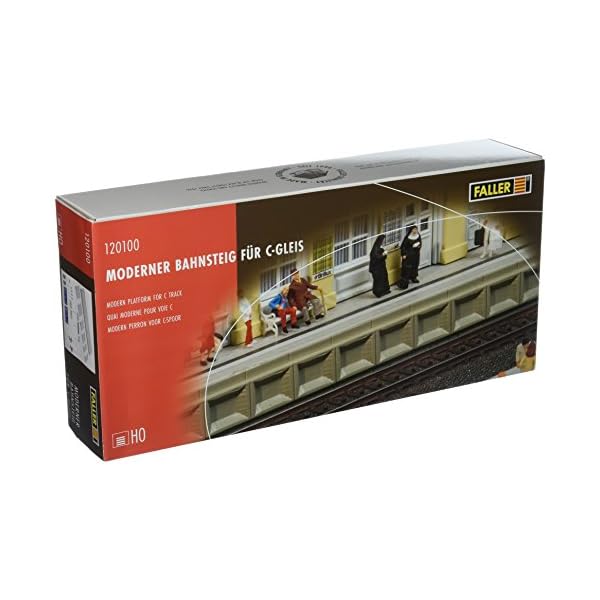 Faller 120100 H0 Moderner Bahnsteig Fuer C-Gleis