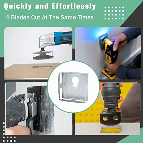 YUNWEI Square Slot Cutter Stainless Steel Milling Cutter Carving for