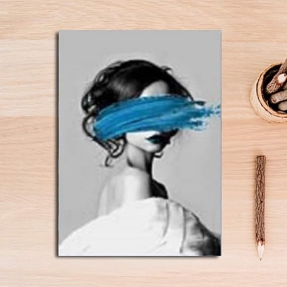 YIYINGSI Leinwand Gemälde An Der Wand Kunst Bilder Fashion Make-Up Girl Decorativeposters Druckt Wohnzimmer Home Wand Dekor, 