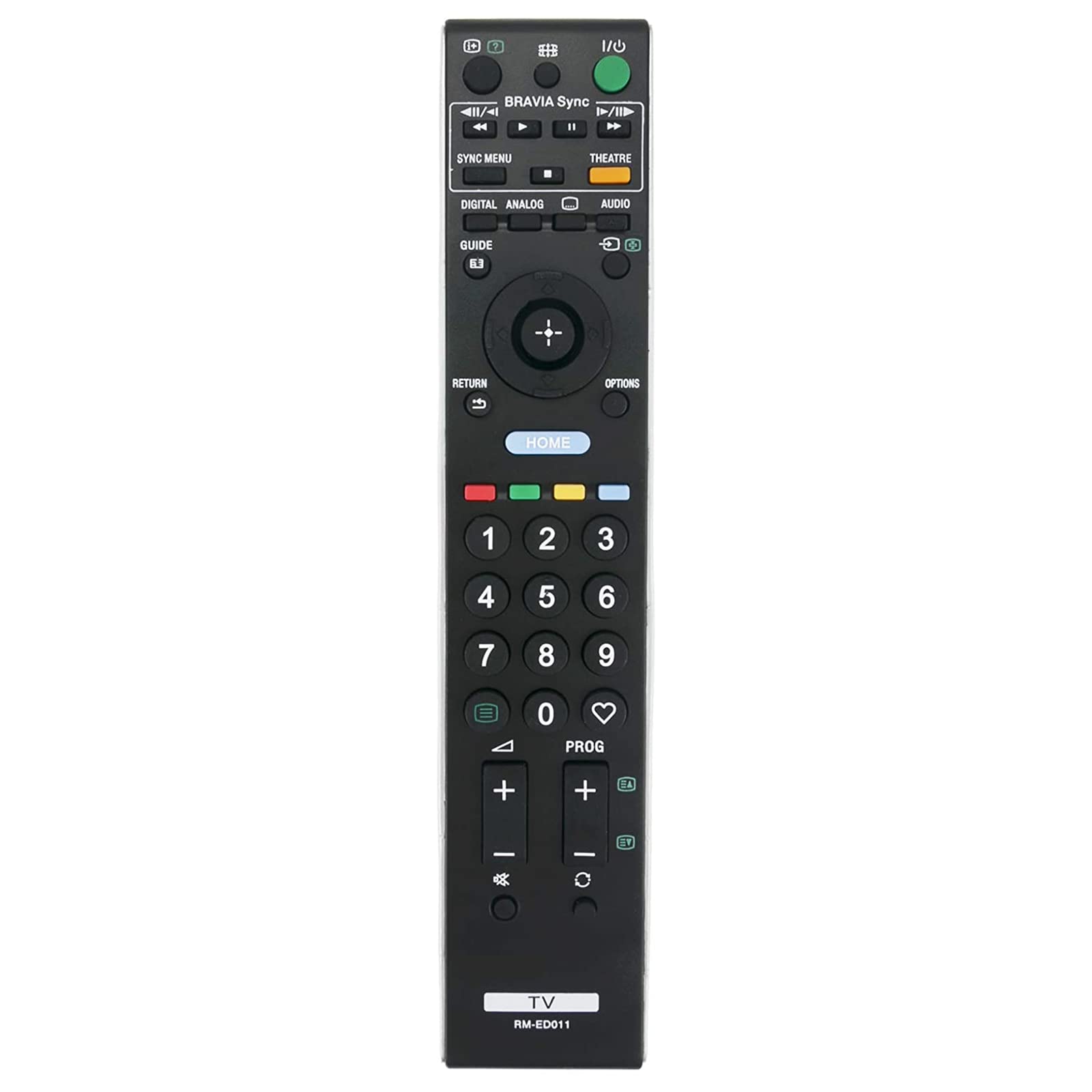 RM-ED011 Replacement Remote Control Fit for Sony LCD TV KDL-26V4710 KDL-32V4710 KDL-32V4720 KDL-32V4730 KDL-37V4710 KDL-46W4710 KDL-46W4720 KDL-46W4730 KDL-52W4710 KDL-52W4730