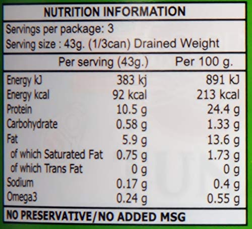 Golden Prize Tuna Chunks in Olive Oil, 185g (Pack of 1) 5 Golden Prize Tuna Chunks in Olive Oil, 185g (Pack of 1) - Image 5
