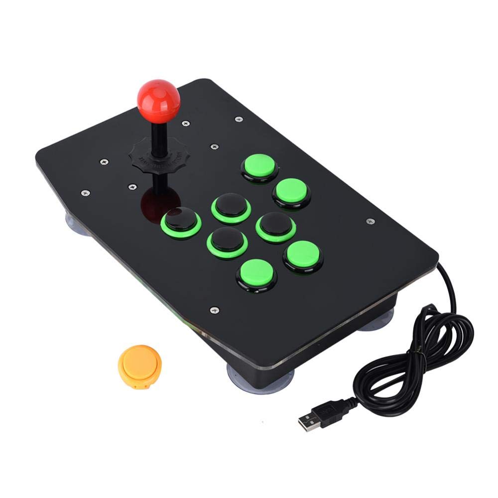 Socobeta Game Controller USB Game Console Fighting Game Joystick for PC Computer Games
