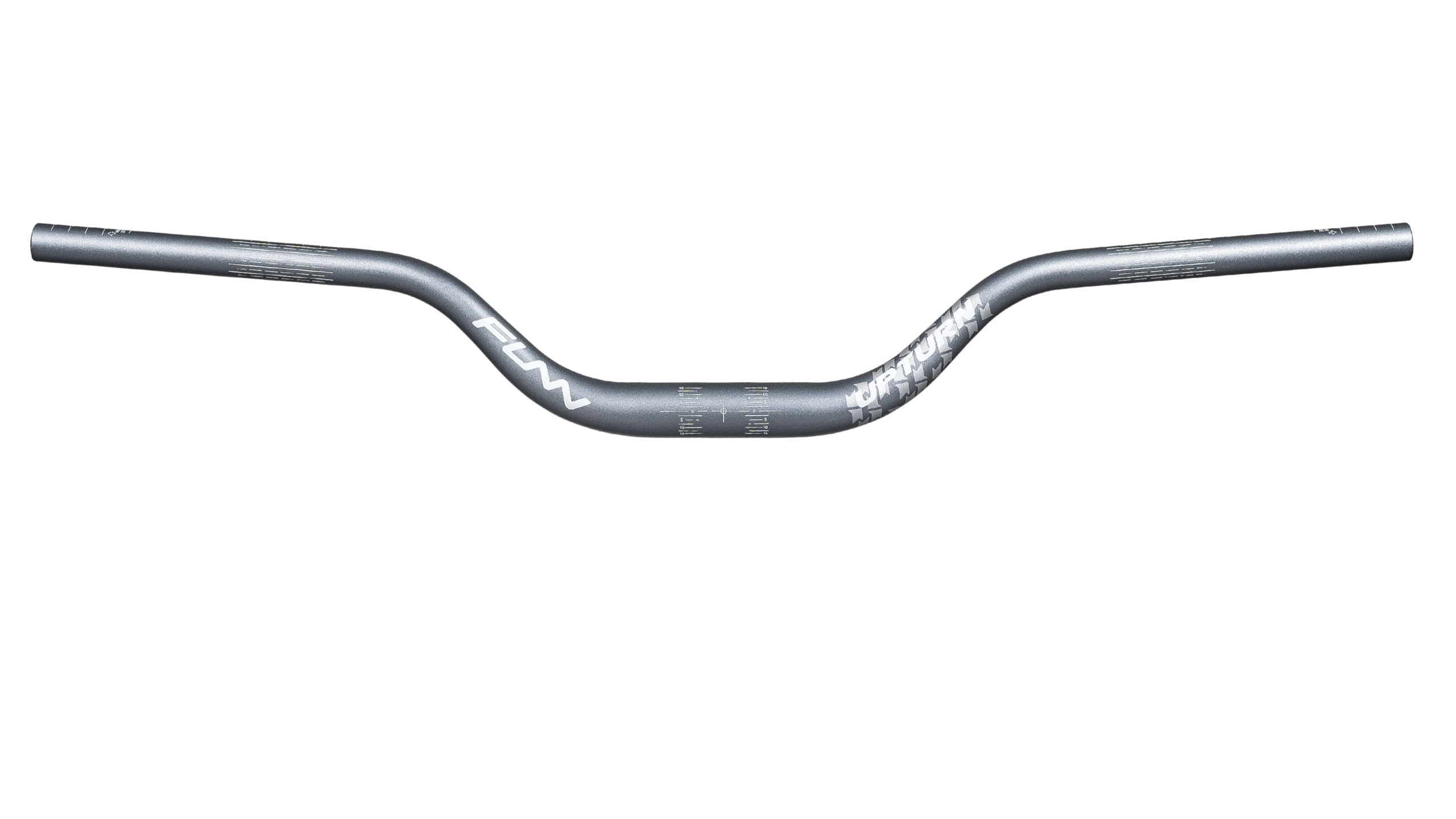 Funn Upturn High-Rise Mountain Bike Handlebar with Bar Clamp 31.8mm and Width 785mm, Durable and Lightweight Alloy Riser Handlebar for MTB and BMX Bike, Rise 75mm MTB Handlebar (Gray)