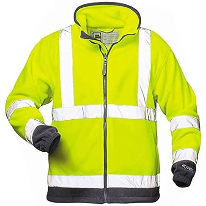 Elysee 22709-XL Warnschutz-Fleecejacke'Valentin' Größe XL in gelb/marine