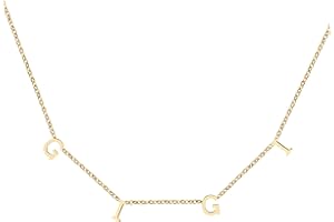 MEMGIFT Letter Necklaces for Women Mother Mama Mom Grandma Daughter Love Necklace Perfect Personalized Dainty 18K Gold Plated Stainless Steel Jewelry Birthday Mother's Day Christmas Gifts