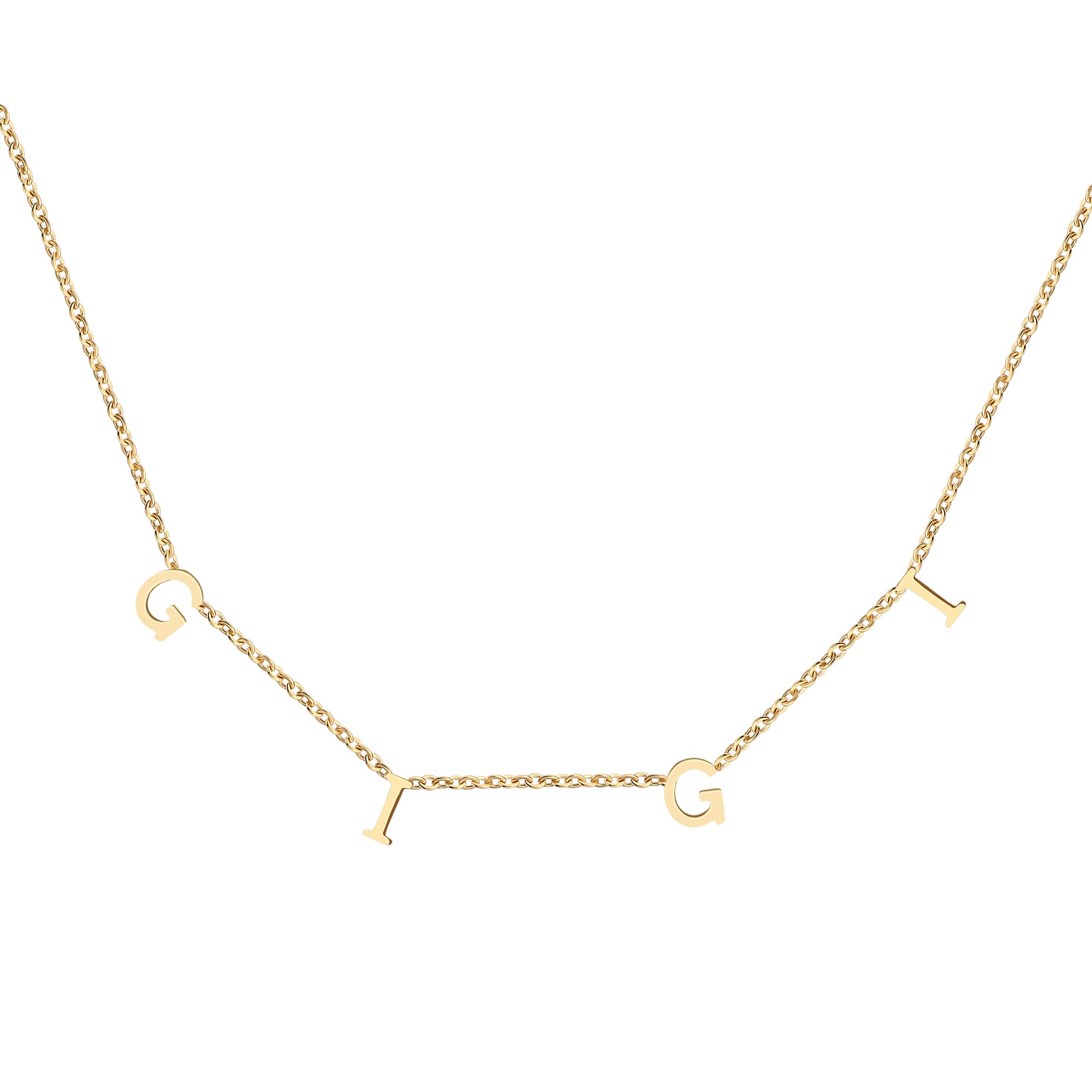 Memgift Gigi Dainty Gold Necklace for Women Perfect