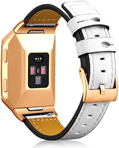 Dizywiee for Fitbit ionic bands, Genuine leather replacement wristbands for fitbit ionic smart fitness watch, fitbit ionic bands leather women men